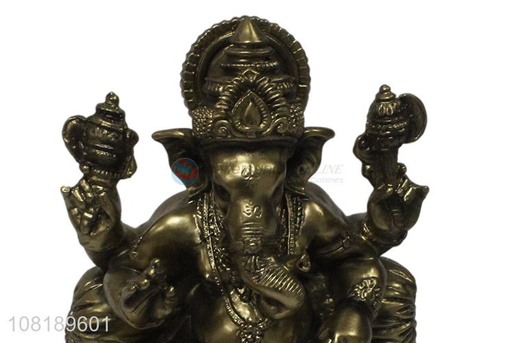 Hot selling Indian elephant god ornament resin crafts