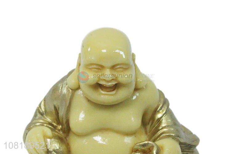 Yiwu direct sale creative resin maitreya buddha ornament
