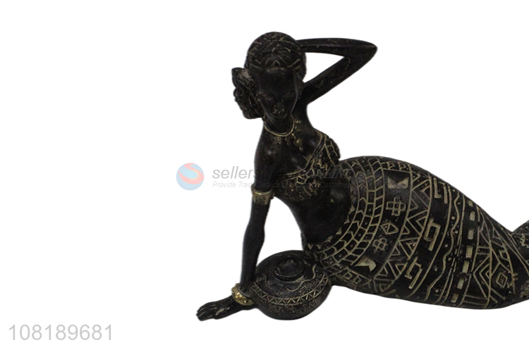 Low price retro african figures decorative ornament