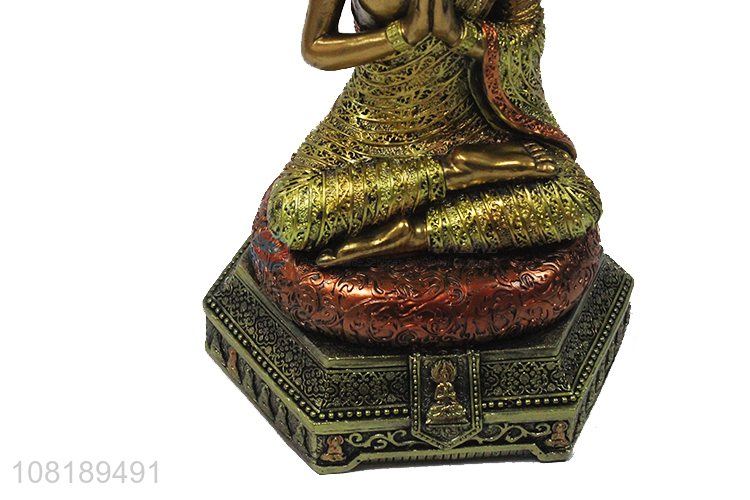 Wholesale Price Resin Crafts Thailand Golden Buddha