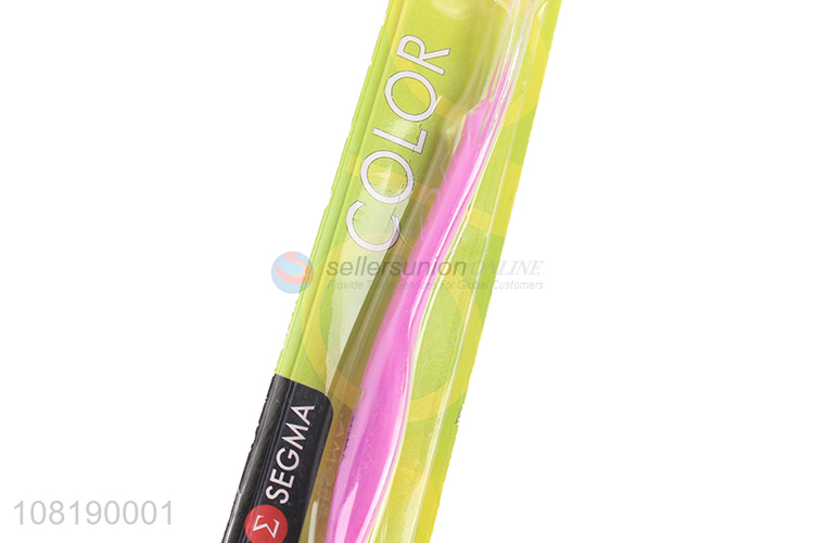 Custom Non-Slip Handle Soft Nylon Toothbrush For Adult