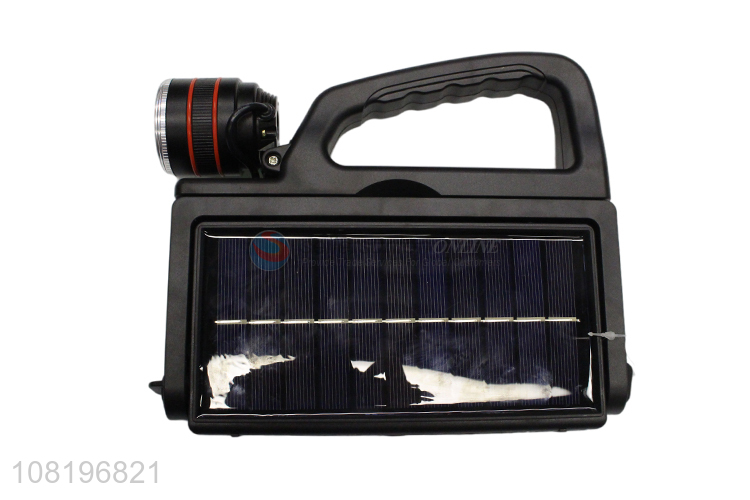 China products solar power rechargeable led flashlight