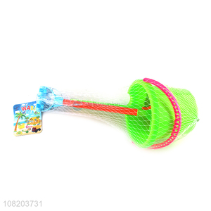 Fashion Plastic Beach Bucket Sand Shovel Beach Sand Toys Set