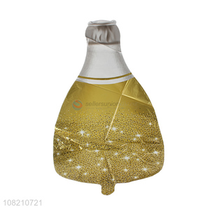 High Quality Beer Bottle Shape Foil Balloon Decorative Balloon