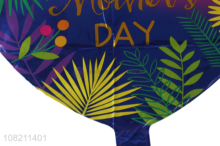 Custom Color Printing Aluminum Foil Balloons For Mother's Day Decoration