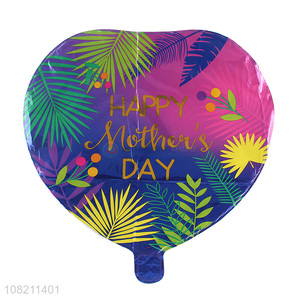 Custom Color Printing Aluminum Foil Balloons For Mother's Day Decoration