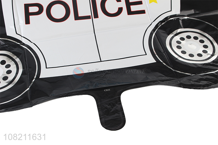 Creative Design Police Car Shape Foil Balloons For Sale