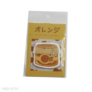 High quality orange jam sticky notes self stick memo pads