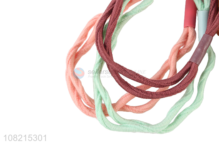 Low Price 6 Pieces Hair Ring Elastic Hair Rope Set