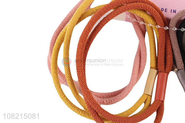 Wholesale 6 Pieces Hair Ring Elastic Hair Rope