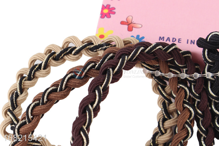 New Design Braided Hair Bands Fashion Hair Rope Hair Ring