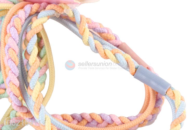 High Quality 5 Pieces Braided Hair Bands Cheap Hair Ring