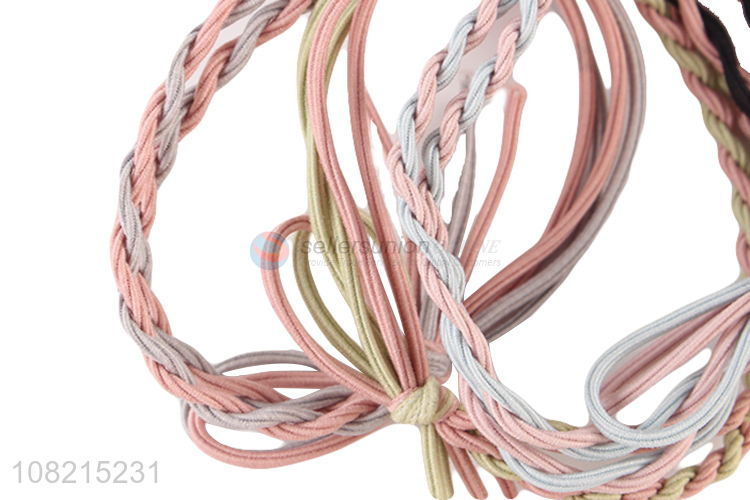 Hot Sale Twisted Hair Bands Fashion Hair Rope Hair Ring