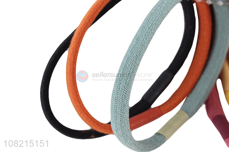 Popular 6 Pieces Elastic Hair Rope Cheap Hair Tie