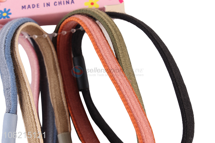 Newest 6 Pieces Hair Rope Fashion Hair Ring Hair Tie