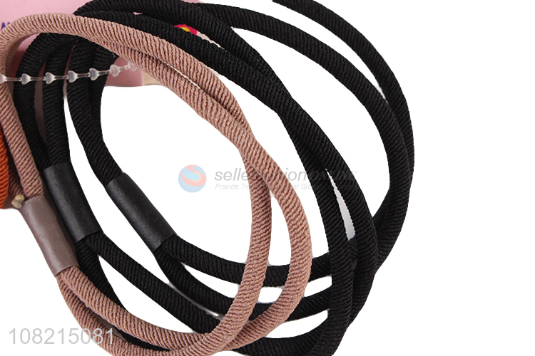 Wholesale 6 Pieces Hair Ring Elastic Hair Rope