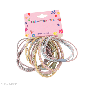 Good Quality Fashion Hair Tie Braided Hair Ring For Girls