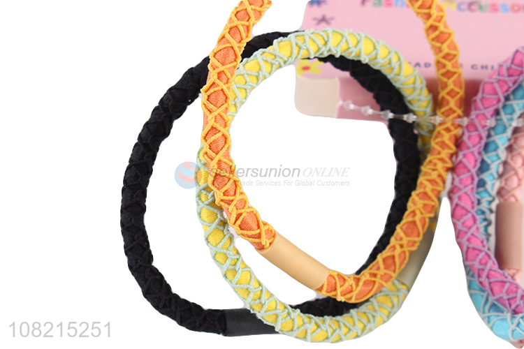 Latest 6 Pieces Elastic Hair Rope Fashion Hair Ring Hair Tie