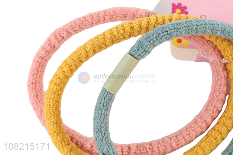 Custom 6 Pieces Elastic Hair Rope Fashion Hair Ring