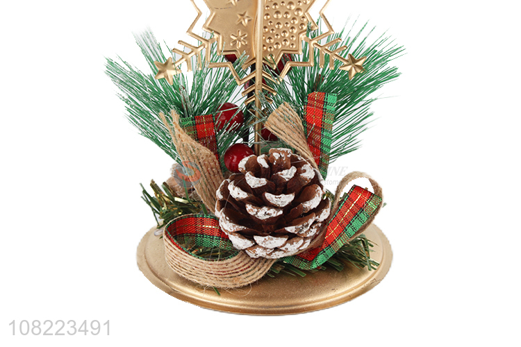 Wholesale Christmas Tabletop Decorations Christmas Candle Holder