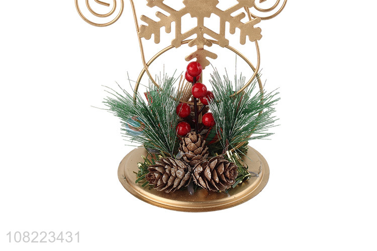 Fashion Christmas Decorations Metal Candle Holder Wholesale