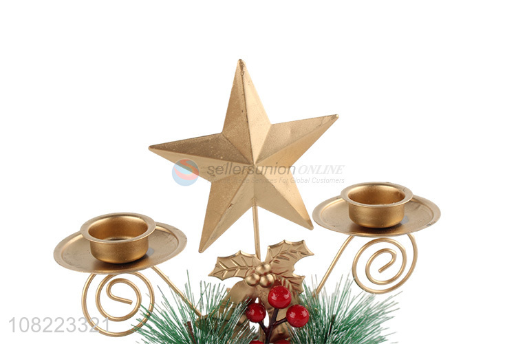 New Design Christmas Candle Holder Christmas Decoration