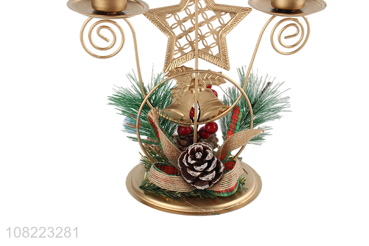 Wholesale Christmas Desktop Decoration Candle Holders