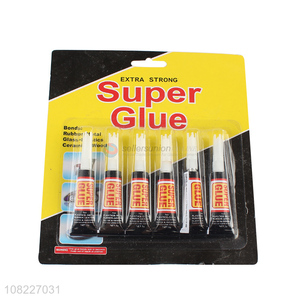 Factory price 6pieces waterproof stronger super glue