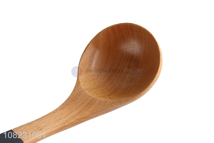 Good Price Soup Ladle Wooden Spoon With Long Handle