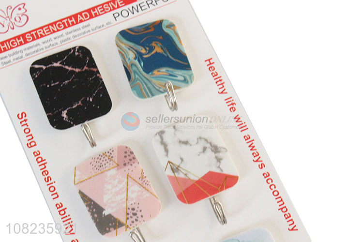 Best Selling 6 Pieces High Strength Adhesive Hook Wall Hooks