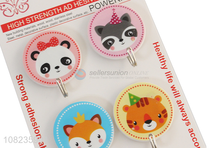 Good Price 6 Pieces Decorative Wall Hooks Powerful Sticky Hooks