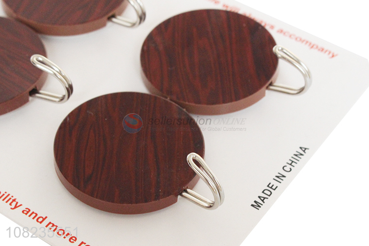 Custom 4 Pieces Heavy Duty Adhesive Hook Fashion Wall Hooks