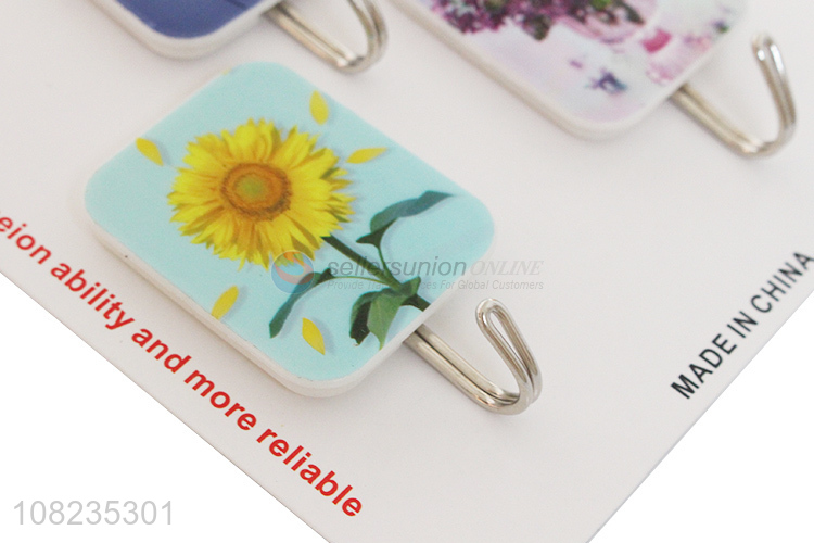 Custom 3 Pieces Heavy Duty Sticky Hooks With Good Price