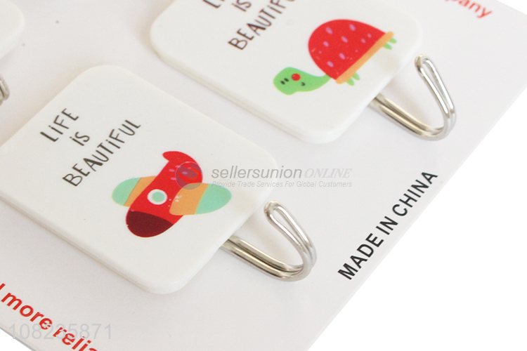 Low Price 4 Pieces Household Wall Hooks Powerful Sticky Hooks