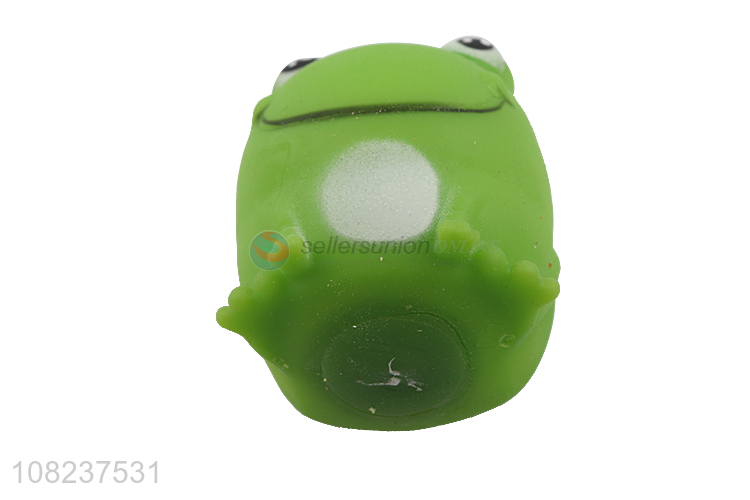 Factory direct sale frog shape soft tpr animal toys wholesale