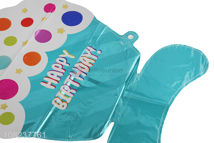 Delicate Design Cake Shape Decorative Balloon Foil Balloons