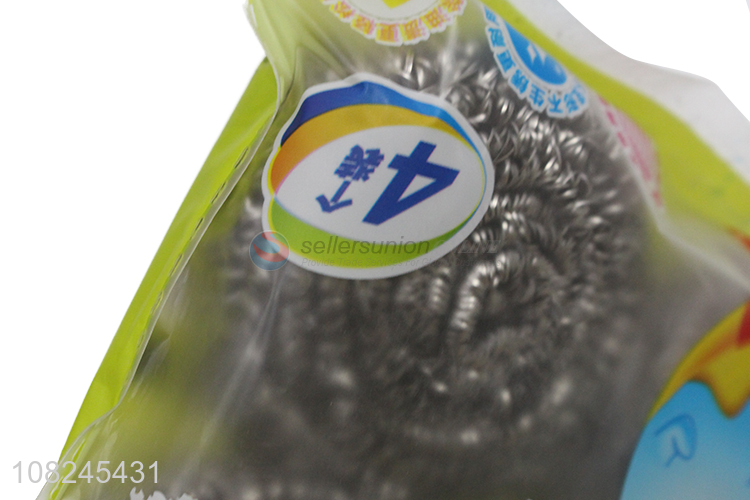 Wholesale 4 Pieces Cleaning Ball Popular Kitchen Scrubber