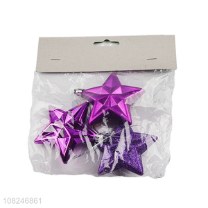 Latest products star shape christmas hanging ornaments for sale