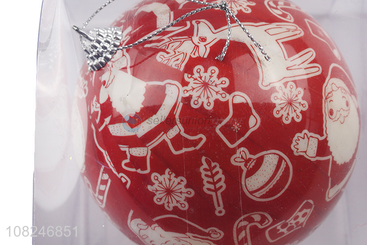 Best selling cute design christmas decoration hanging christmas ball