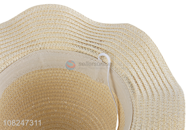 Factory wholesale fashion temperament straw hat girls sunhat