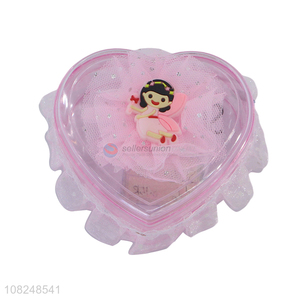 Factory price pink girls desktop jewelry box for gifts