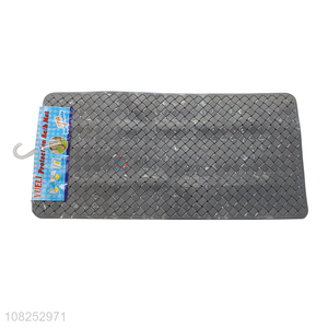 Yiwu market durable non-slip pvc woven bath mat bathtub mat wholesale