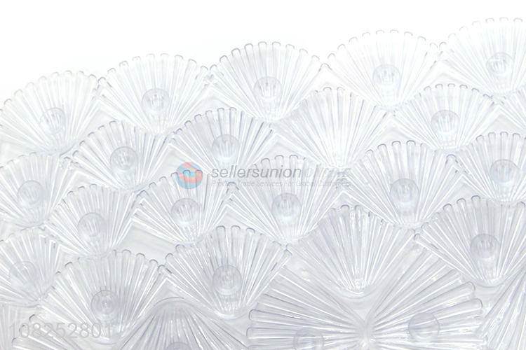 High quality clear anti-slip shell bath mat shower mat for bathroom