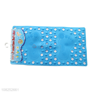 Factory price anti-slip pvc massage bath shower mat for bathroom