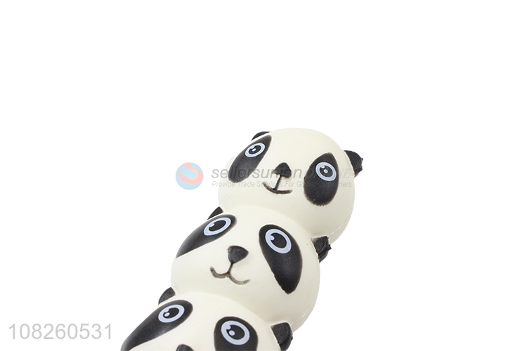 Yiwu supplier cartoon panda vent toy pen ballpoint pen