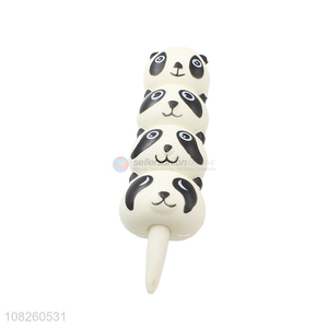 Yiwu supplier cartoon panda vent toy pen ballpoint pen