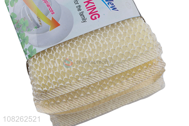 Latest design 4pieces household scouring pad for cleaning