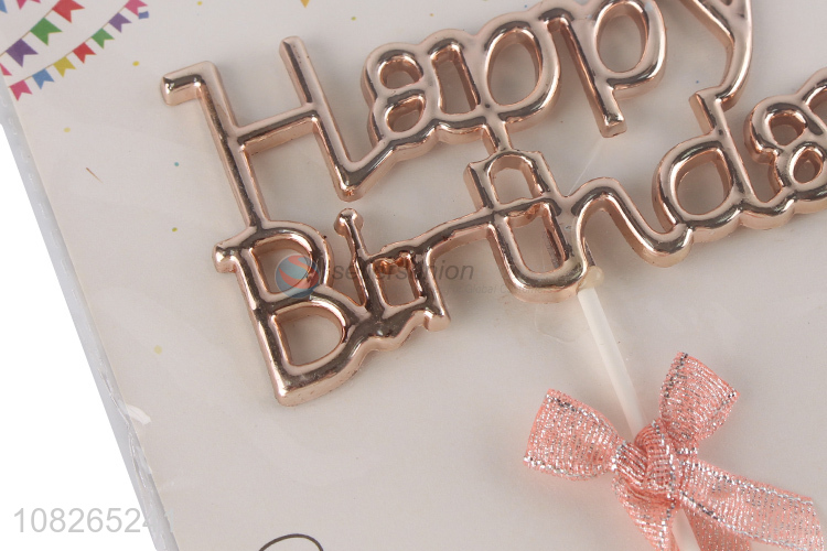 Most popular happy birthday cake topper for cake decoration