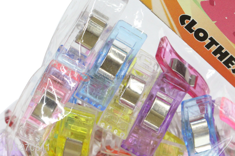 New Style 30 Pieces Transparent Clothespin Clothes Pegs