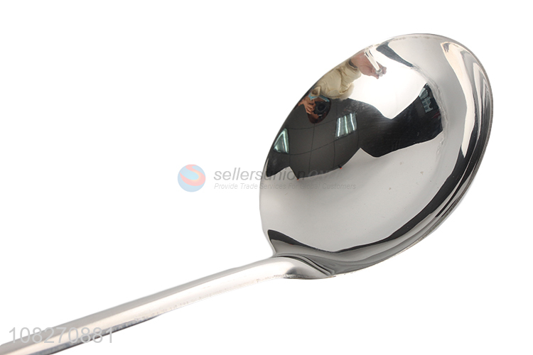 Hot sale kitchen long handle stainless steel soup spoon